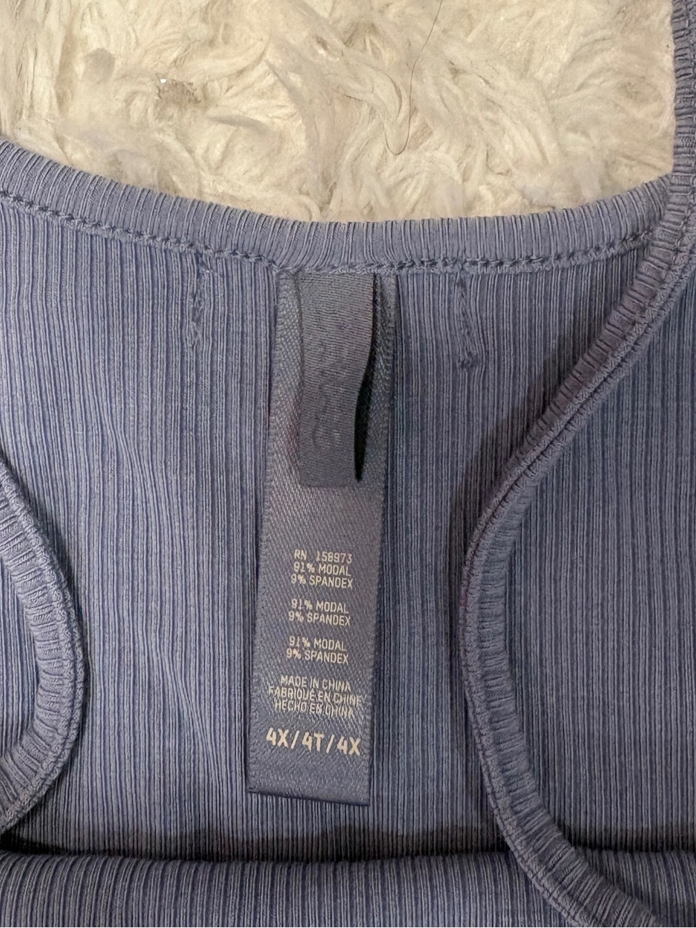 Skims Soft Lounge Long Slip Dress in Slate Blue - Picture 3 of 5